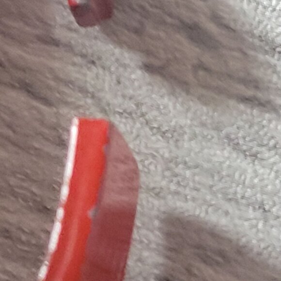 Red Rhinestone-Studded Quartz Womens Watch With Stainless Steel Back - Picture 3 of 5